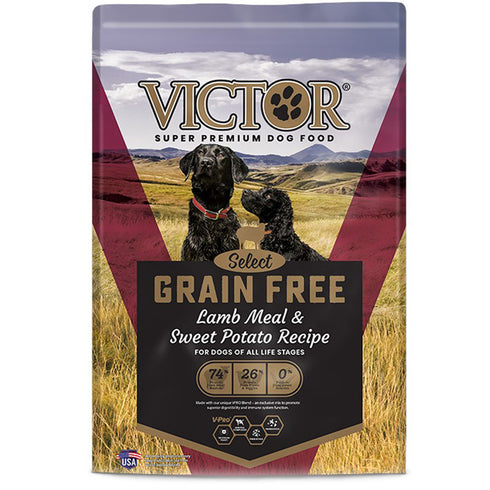 Victor Grain Free Lamb Dry Dog Food 30lb 24/12 - Poudre Pet and Feed Supply